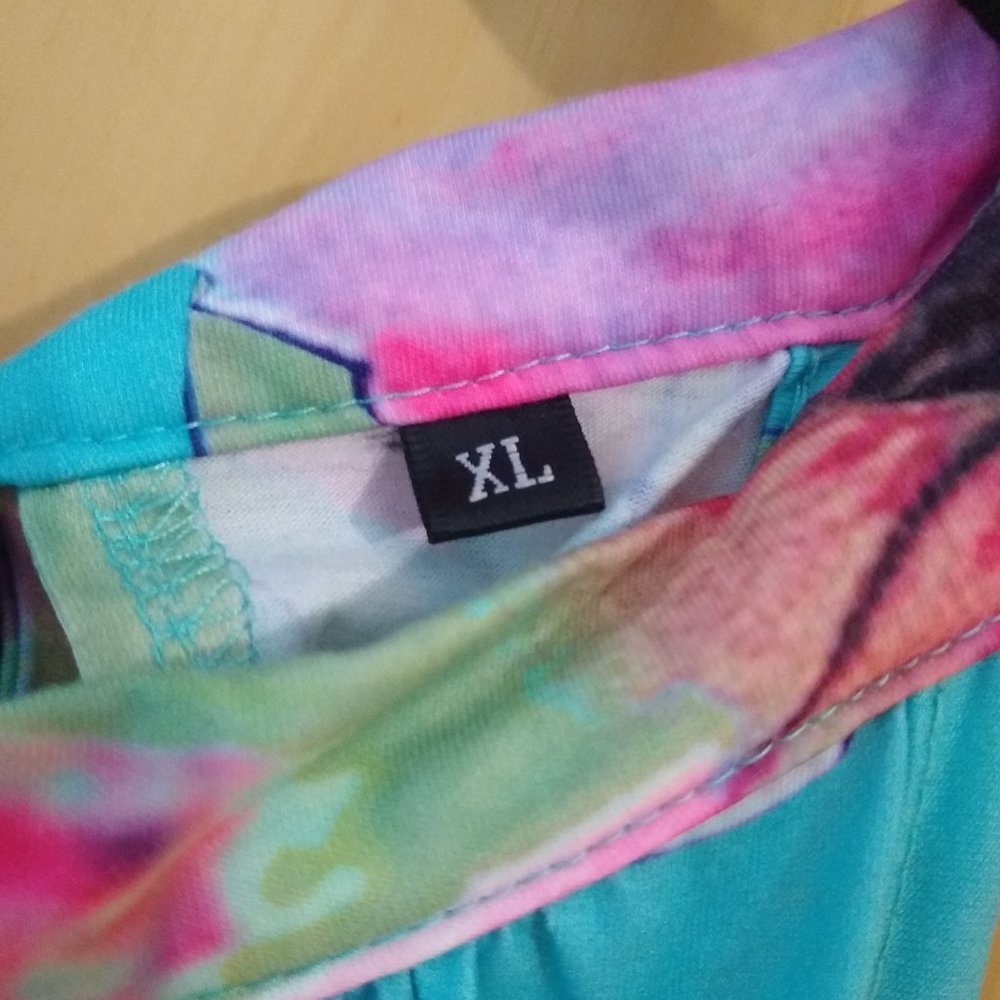 Ouges Women's Xl Halter Neck Floral Summer Casual… - image 3